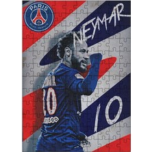 Karizma Tablo Ahşap Mdf Puzzle Yapboz Futbolcu Neymar Afiş 120 Parça 25*35 cm