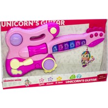 Mix Oyuncak Oyuncak Unicorn Gitar Müzikli Işıklı Gitar 41 cm