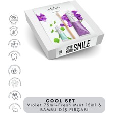 Ohlala Paris Violet Mint 75 ml + Fresh Mint 15 ml + Bambu Diş Fırçası Cool Set