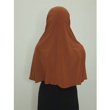 Erasra Class Tek Parca Pratik Büyük Hazır  Esarp Hijap Tarcın Renk Namaz Örtüsü