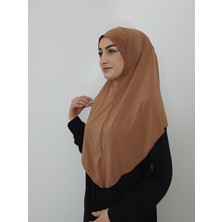 Erasra Class Namaz Örtüsü Hazır Büyük Esarp Malezya Modeli Khimar Tek Parca Hac ve Umre Icin Uygundur Camel