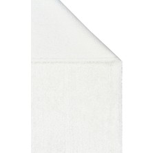 Eko Halı Cotton Bone Cbn Plaın Whıte Yıkanabilir Kaymaz Tabanlı Natural Pamuk Çocuk Halısı