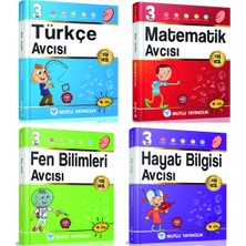 Mutlu Yayınevi 3. Sınıf Avcı Serisi Türkçe Matematik Fen Bilimleri Hayat Bilgisi Avcısı Seti Mutlu Yayınları