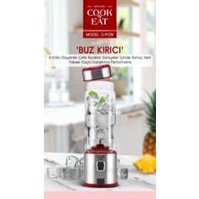 Asfal Metal Bıçaklı 450 ml Taşınabilir Kişisel El Blenderi Şarjlı Buz Kırabilen Meyve Karıştırıcı Mix Shakermeyve Sıkacağı Mama Karıştırıcı Smoothie Milkshake Frozen