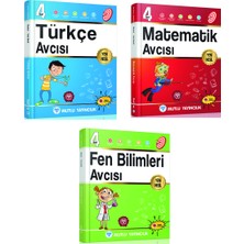 Mutlu Yayınevi 4. Sınıf Avcı Serisi Türkçe Matematik Fen Bilimleri Avcısı Seti Mutlu Yayınları