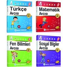 Mutlu Yayınevi 4. Sınıf Avcı Serisi Türkçe Matematik Fen Bilimleri Sosyal Bilgiler Avcısı Seti Mutlu Yayınları