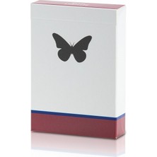 Oyuncaklar Ülkesi Cartamundi Butterfly V2 Red Stripper Marked Oyun Kağıdı Iskambil Kartları