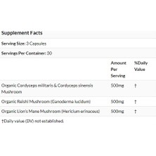 Evlution Nutrition Mushroommode, 90 Kapsül