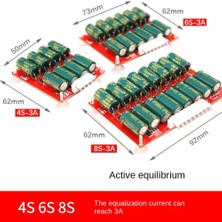 Gui Xulian 3A Tüm Grup Dengeleyici Aktif Lityum Li-Ion Lifepo4 Pil Ekolayzır Enerji Transfer Kondansatörü Bms Board-8s (Yurt Dışından)