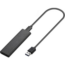 Gui Xulian M2 SSD Kutusu Nvme Muhafaza M.2 - USB SSD Adaptörü Için Nvme Pcıe Ngff Sata M + B Anahtar 2230/2242/2260/2280 Çift Protokol (B) (Yurt Dışından)