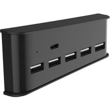 Gui Xulian Hub 6'sı 1 Arada USB Ayırıcı Genişletici Hub Adaptörü, 5 Süper Hızlı USB Adaptörü Için 5 USB A + 1 USB C Bağlantı Noktası2 (Yurt Dışından)