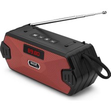 Gui Xulian Taşınabilir Bluetooth Mini Subwoofer Desteği Tf Kart USB Hoparlör Fm Alıcısı/radyo Fm Kırmızı (Yurt Dışından)