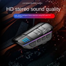 Gui Xulian Lx4 Bluetooth Kask Kulaklık Kablosuz Eller Serbest Arama Motosiklet Kaskı Su Geçirmez Kulaklık Stereo Bluetooth Kulaklık B (Yurt Dışından)