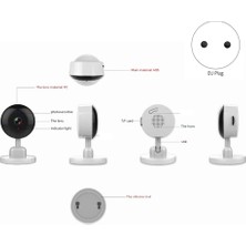 Gui Xulian Iç Mekan Wifi Tuya Kamera, Bebek Monitörü, Akıllı Yaşam Ev Güvenliği Kablosuz Mini Kamera, Ip Cctv, Iki Yönlü Ses Ab Tak (Yurt Dışından)