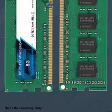 Gui Xulian Bellek Çubuğu Ddr3 8g 1600MHZ Masaüstü Bellek Çubuğu Masaüstü Bellek Çubuğu (Yurt Dışından)