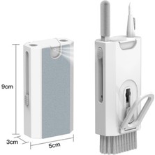 Gui Xulian 8-In-1 Bilgisayar Temizleme Fırçası Seti Klavye Kulaklık Kulakiçi Temiz Araç Seti Kulaklık Klavye Temizleyici Klavye Tuş Çektirme Seti, A (Yurt Dışından)