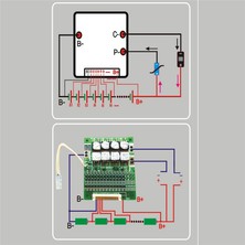 Gui Xulian 13S 48V 60A Pil Koruma Levhası Elektronik Li-Ion Hücre Pil Bms Pcb Ekolayzer Kurulu Bms Devre Kartı Modülü (Yurt Dışından)