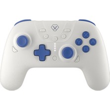 Gui Xulian Switch Pro Bluetooth Gamepad Ns OLED Saplı, Burst Vibration Lite Gamepad Beyaz (Yurt Dışından)