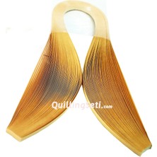 Quillingseti 1cm Nubuk Sarı Renkli Quilling Kağıdı - 10MM 50'li