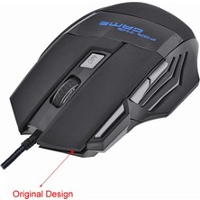 Jingyi Kablolu Oyun Faresi 7 Düğme Arkadan Aydınlatmalı Ergonomik USB Fareler 5500 Dpı Arka Işık Ayarlanabilir Optik Fare Pc Gamer Bilgisayar Masaüstü Için (Yurt Dışından)