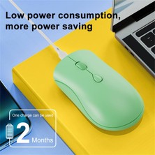 Jingyi Ryra Slient Kablosuz 2.4g Şarj Edilebilir Bilgisayar Fare USB Ergonomik Oyun Fareleri Oyun Faresi Bilgisayar Dizüstü Masaüstü Pc (Yurt Dışından)