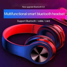 Jingyi B39 Kulak Üstü Bluetooth Kulaklık Stereo Subwoofer Kulaklık Mikrofonlu Gürültü Engelleme Arkadaşa Hediye (Beyaz) (Yurt Dışından)