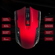 Jingyi Ryra 2.4g 6 Anahtar Kablosuz Fare Oyun Fare 1600 Dpı USB Alıcı Gaming Mouse Optik Dizüstü Bilgisayar Pc Gamer Csgo Pubg Lol (Yurt Dışından)