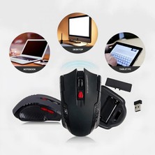 Jingyi Ryra 2.4g 6 Anahtar Kablosuz Fare Oyun Fare 1600 Dpı USB Alıcı Gaming Mouse Optik Dizüstü Bilgisayar Pc Gamer Csgo Pubg Lol (Yurt Dışından)