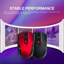 Jingyi Ryra 2.4g 6 Anahtar Kablosuz Fare Oyun Fare 1600 Dpı USB Alıcı Gaming Mouse Optik Dizüstü Bilgisayar Pc Gamer Csgo Pubg Lol (Yurt Dışından)