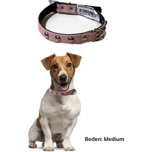 Xnews Yumuşak Dokulu Deri Köpek Gezdirme Boyun Tasması Medium