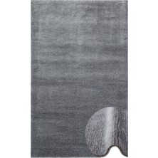 Eko Halı Majesty Mj 01 Grey Düz Desenli El Emeği Ile Özel Tezgahlarda Üretilen Yün Viskon Tencel Uşak Halısı
