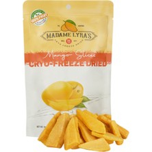 Madame Lyra's Freeze Dried (Dondurularak Kurutulmuş) Mango Dilimleri - 16 gr * 8'li Kutu