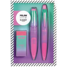 Milan 6355SNP Sunset Pembe Kalem Hediye Set