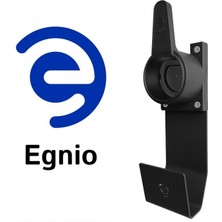 Egnio Tip 2 Ev Şarj Tutucu, Iec 51296-2 Fişli Elektrikli Araba Için Asma Kilit Kilitlenebilir Duvara Montaj Tutucu Siyah