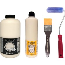 Cadence 2 Litre 005-TAFFY Hybrid Multi Surface Boya Seti 4'lü Yarımat Vernik- Mobilya Boyama Seti