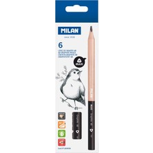 Milan 71260606 Graphıte 6b Üçgen Maxı Kurşun Kalem - 6ADET