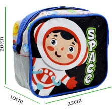 Sentor 3 Bölmeli Ilkokul Okul Sırt Çantası ve Beslenme Çantası Space Gri
