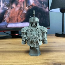 Dain Ironfoot Büst Figür 15 cm - Özel Tasarım, Koleksiyonluk Parça