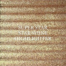 Eda Luxury Beauty Golden White Super Star Shine Highlighter Işıltılı Ipeksi Saten Aydinlatici Vegan Glow Makyaj Paleti