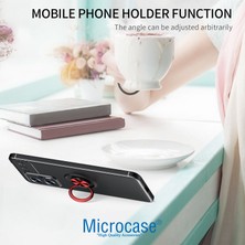 Microcase Xiaomi Redmi Note 12T Pro / Note 11T Pro Focus Serisi Yüzük Standlı Silikon Kılıf - Siyah AL3363