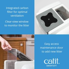 Catit SmartSift Otomatik Kedi Tuvalet Kabı