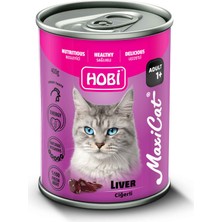 Hobi Maxicat Ciğerli Kedi Konserve 400 gr x 4 Adet