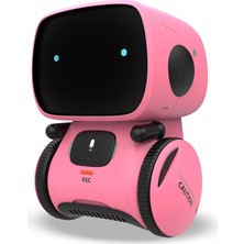 Kaekid Dokunmatik Sensörlü Interaktif Akıllı Robotik - Pembe