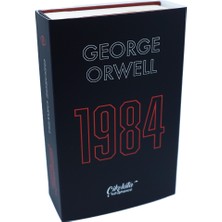 Çikolata Kütüphanesi George Orwell 1984 Temalı Ciltli Çikolata Kütüphanesi