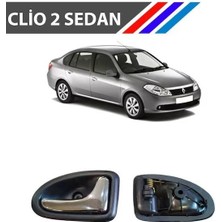 Moda Garage Clio 2 Sedan Kasa Iç Açma Kolu Sağ Yolcu Tarafı Parlak Krom M3368