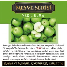 Koku Hanem Meczub Meyve Serisi Yeşil Elma 5 Adet 8 ml Silindir Şişe Oto Kokusu Araç Araba Parfümü