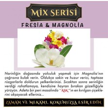 Koku Hanem Meczub Mix Serisi Fresia & Magnolia 10 Adet 10 ml Üçgen Şişe Oto Kokusu Araç Araba Parfümü