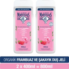 Le Petit Marseillais Frambuaz ve Şakayık Duş Jeli 400 ml x 2 Adet