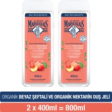 Le Petit Marseillais Beyaz Şeftali ve Nektarin Duş Jeli 400 ml x 2 Adet