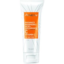 Avon Anew Yüz Için Aydınlık Görünüm Veren C Vitamini Içeren Arındırıcı Scrub 75 Ml.